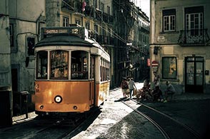 Tunnelbanan, spårvagnar i Lissabon